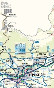 Ausschnitt Liniennetzplan Linie 398