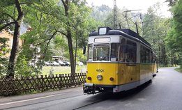 Triebwagen der Kirnitzschtalbahn