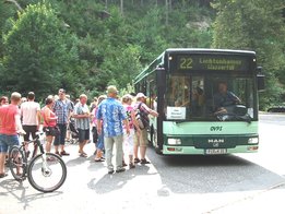 Zusatzhaltestelle am Lichtenhainer Wasserfall