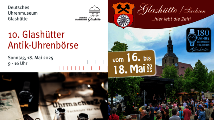 Glashütter Erlebniszeit 16.05. - 18.05.2025