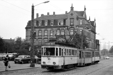 historische Straßenbahn Freital
