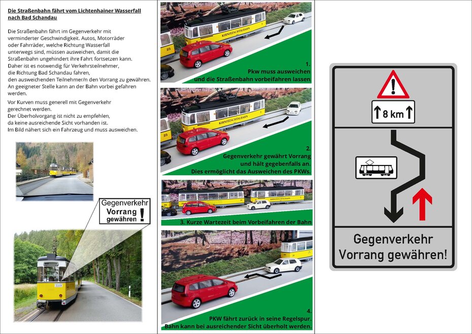 Hinweis zum Verhalten im Kirnitzschtal