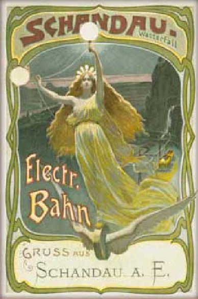 Werbeplakat der Elektra AG 