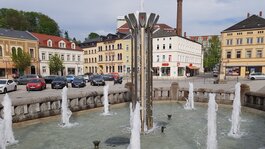 Springbrunnen Markt Sebnitz