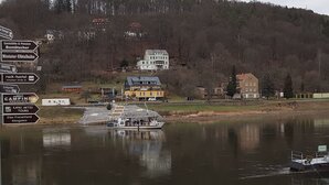 Fährschiff in Königstein