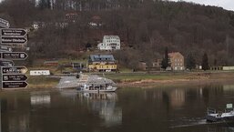 Fährschiff in Königstein