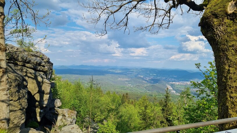 Blick nach Decin