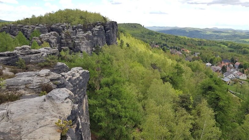 Blick von den Tyssaer Wänden