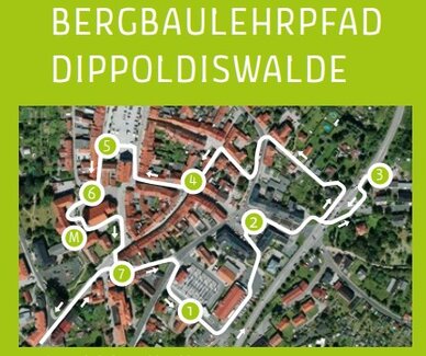Plan Bergbaulehrpfad Dippoldiwalde