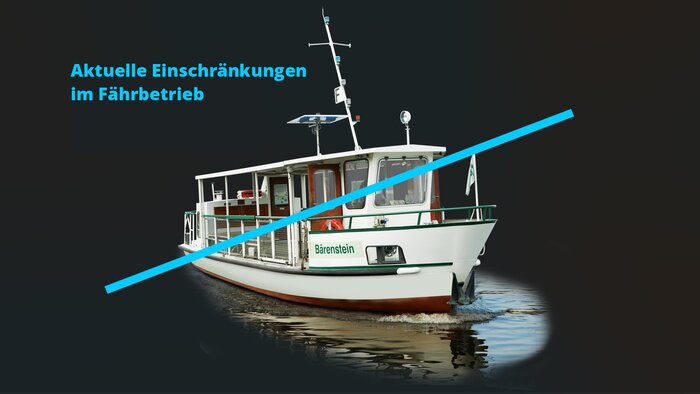 Fährschiff durchgestrichen