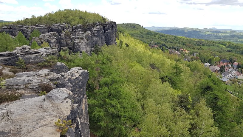 Blick von den Tyssaer Wänden