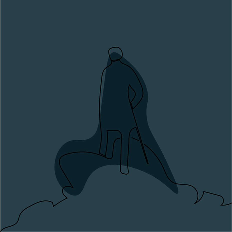 Stilisierter Caspar David Friedrich