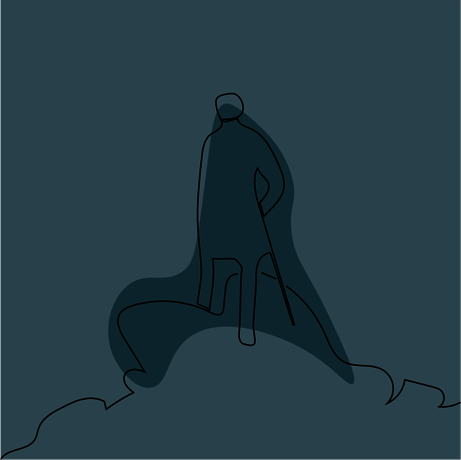 Stilisierter Caspar David Friedrich