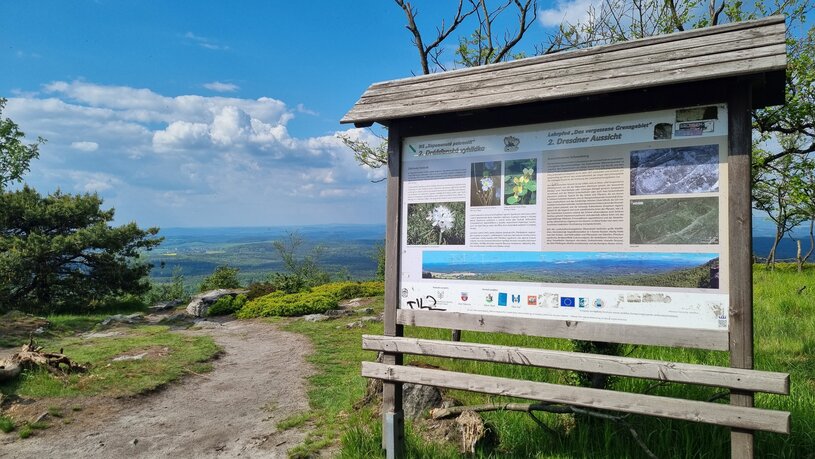 Schneeberg Dresdner Aussicht